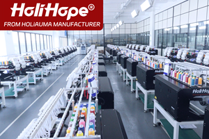 เครื่องปัก HoliHope 15 เข็ม 1200 จุดต่อนาที 400*500 มม. ปักเลื่อมเสื้อยืด เครื่องปัก 2 หัว แบบเดียวกับ Tajima - Product Image 5