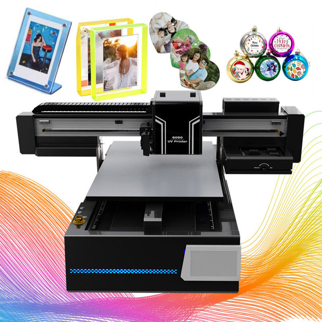A1 Size I3200 DTF Multifunctional UV Printer, 3 Epson Print Heads, 600mm * 900mm Multi-color Printing with New UV Ink