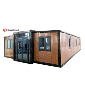 Garden Room Container House Prefabricated 4 Bedroom Prefabricated House Villa For Family