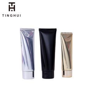 Contenants vides pour soins de la peau de 30 ml, tubes en aluminium et plastique argentés et dorés brillants, emballages pour crème solaire, lotion, cosmétiques - Product Image 1