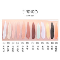 Crème Correctrice Éclaircissante et Contouring Exquise Meixier ; Couvre les Cernes et les Cicatrices d'Acné ; Fond de Teint Contouring pour le Cosplay