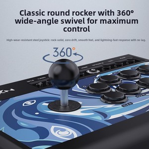 จอยสติ๊กต่อสู้ Laisida PXN-008 วัสดุ ABS สไตล์รอยัล สำหรับ PC/Android/เกมคอนโทรลเลอร์อีมูเลเตอร์ - Product Image 3