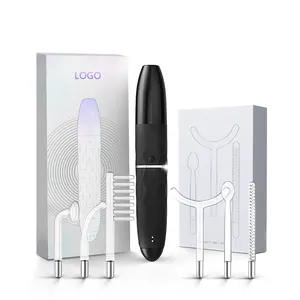 6 In 1 High Frequency Electrode Facial Wand Mini Microcurrent Face Lifting Device Skin Tightening Anti Aging Wand