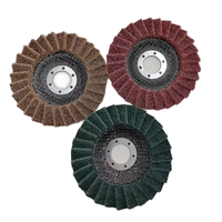 Disque à lamelles abrasif non tissé en nylon flexible haute performance 11 000 - 13 000 tr/min