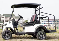 Voiture de chasse électrique tout-terrain 2 places avec pneus tout-terrain et autonomie de 90 km pour la patrouille hôtelière et le camping en plein air