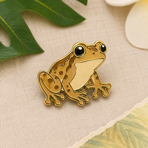 Pin de solapa de metal esmaltado de alta calidad al por mayor, diseño personalizado de rana <span class=keywords><strong>Coqui</strong></span>, insignia del símbolo nacional de Puerto Rico, criatura tropical - Product Image 2