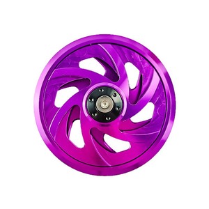 Cubierta de Ventilador de Motor para Motocicleta Qiangye, 100mm, Universal, Decorativa y Protectora, Accesorio para Estilizar Motos - Product Image 4