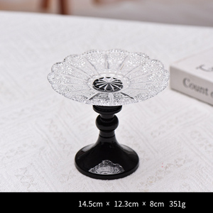 LANJO Vente en gros de bougies en verre cristal élégantes de style européen pour mariages en intérieur, Saint-Valentin, faites à la main, écologiques, pour la table - Product Image 3