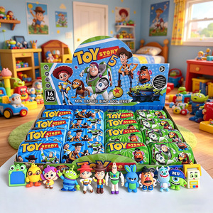 Caja Sorpresa de Toy Story, Serie de Muñecos y Figuras de Plástico, Personajes de Dibujos Animados, Regalos Decorativos para Niños de 7 a 14 Años - Product Image 1