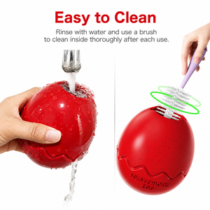 Jouet à mâcher pour chien en TPR durable, forme œuf mystérieux, nettoyage des dents, distributeur lent, enrichissement longue durée pour Pitbulls - <span class=keywords><strong>Prix</strong></span> usine - Product Image 6