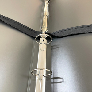 Chất lượng cao tùy chỉnh A4/A3 lật biểu đồ chất kết dính bán Hot bìa cứng không thấm nước PP nhựa bìa với kim loại Zip Ring cho nộp hồ sơ - Product Image 3