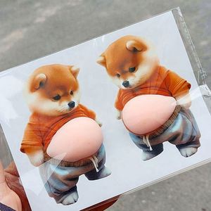 สติกเกอร์นุ่มนิ่มน่ารัก รูปสุนัขพันธุ์ใหญ่ น่ารัก บรรเทาความเครียด แฟชั่นสุดฮิต เล่นสนุก สติกเกอร์นุ่มนิ่ม 3 มิติ - Product Image 3