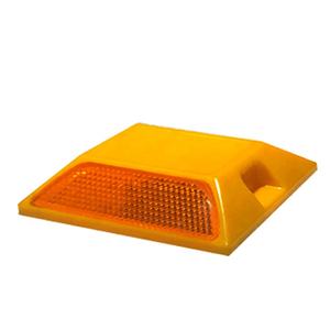 गर्म बिक्री चिंतनशील सुरक्षा उत्पादों डबल पक्षों यातायात चेतावनी राजमार्ग पीला एबीएस रोड स्टड - Product Image 2