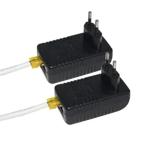 Dengan Kabel Lan Pasif Power Over Ethernet Adapter untuk Kamera Poe Converter 8023Af Ke 24V 1A