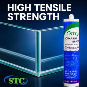 Scellant en <span class=keywords><strong>silicone</strong></span> transparent <span class=keywords><strong>pour</strong></span> <span class=keywords><strong>aquarium</strong></span>, étanche, <span class=keywords><strong>non</strong></span> <span class=keywords><strong>toxique</strong></span>, <span class=keywords><strong>pour</strong></span> la réparation du verre sous-marin, 300 ml - Product Image 2