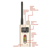 Traqueur caché caméra GPS suivi accessoires de sécurité dispositif T6000 Signal Anti espion détecteur RF