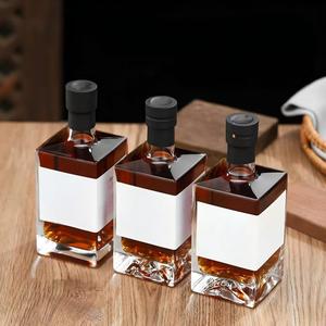 Bouteilles en verre réutilisables pour <span class=keywords><strong>gin</strong></span>, whisky et vin, rectangulaires, 250 ml, 375 ml, 500 ml, 750 ml, avec étiquette personnalisée - Product Image 4