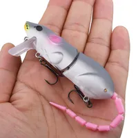 Leurre de pêche multi-sections pour rats, 15,5 g, leurre de surface, leurre artificiel, crankbait pour rats, wobbler, pêche au bar, leurres de pêche