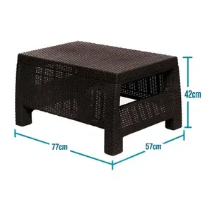 Sala eleganza De Balcon Tipo Rattan Jardin Terraza Lounge Estructura Wengue - Product Image 4
