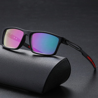 Lunettes d'ordinateur Style sport Anti lumière bleue lunettes TR 90 aluminium magnésium hommes lunettes carrées hommes sport cadre optique