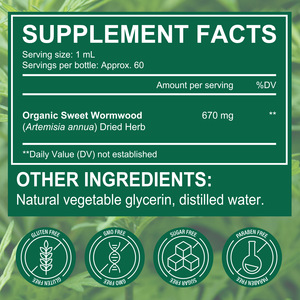 Gocce di Artemisia Dolce Biologica Acentiallabs, Integratore Liquido Naturale per l'Equilibrio Intestinale - Product Image 5