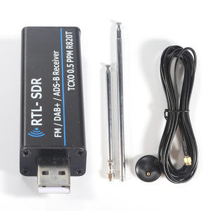 Récepteur <span class=keywords><strong>SDR</strong></span> RTL-<span class=keywords><strong>SDR</strong></span> 100KHz-1.7GHz avec antenne pleine bande définie par logiciel Radio <span class=keywords><strong>RTL2832U</strong></span> réception d'ondes courtes d'aviation - Product Image 2