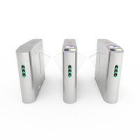 Barrière pivotante automatique TDZ avec lecteur biométrique, système de contrôle d'accès haute sécurité, lecteur de cartes IC/ID/RFID sans balais