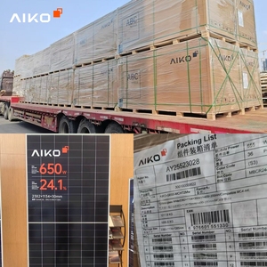 แผงเซลล์แสงอาทิตย์ชนิด ABC และโมโนเซลล์144 640W 645W 650W 655W 660W 665W 670W <span class=keywords><strong>Aiko</strong></span> - Product Image 3