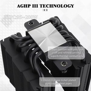 Refroidisseur d'air pour processeur Thermalright Silver Soul 110 Dual Tower Blanc Noir Compatible avec AMD AM4/Intel LGA1700/1200/1150/1151 - Product Image 2