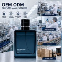 Parfum Intense pour Homme en Marque Blanche avec Flacon de 50 ml et Vaporisateur de Voyage de 10 ml