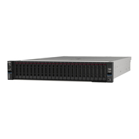 Serveur en rack Le Novo ThinkSystem SR650 V4, processeur Intel Xeon 2,10 GHz, mémoire 16 Go, carte mère ITX, profondeur réduite, boîtier de serveur 2U