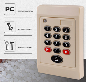 Lector de Tarjetas RFID Inalámbrico de Seguridad ABS <span class=keywords><strong>125kHz</strong></span> Wiegand para Control de Acceso, Teclado Impermeable, Transmisión de 100M, Compatible con Tarjetas de Proximidad - Product Image 4