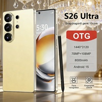 Smartphone S26 Ultra 5G avec 22 Go de RAM, 2 To de stockage, écran de 7,3 pouces, batterie de 8000 mAh, double appareil photo 108 MP, Android 15