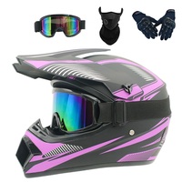 Casque de moto intégral tout-terrain casque de course de moto pour les quatre saisons