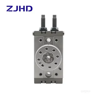 ZJHD MSQB10R Solid Rotating Actuator 0~180 Degrees Pneumatic Rotary Table Pneumatic Cylinder with Internal Shock Absorber