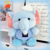 Nouvel éléphant de chef cuisinier à long nez, prix direct usine, faible MOQ, animaux en peluche pour enfants