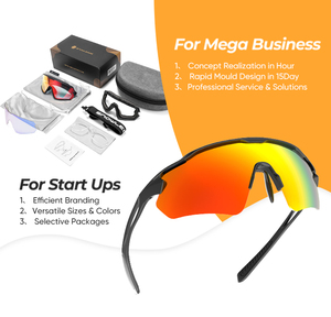 Hubo thời trang TR90 khung cổ điển cơ bản của phụ nữ người đàn ông Lái xe Kính phân cực thể thao Windproof Kính - Product Image 5