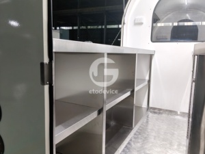 Remorque alimentaire de style hongkongais Etodevice de 7,2 pieds à vendre |   Cuisine mobile entièrement équipée Royaume-Uni - Product Image 5