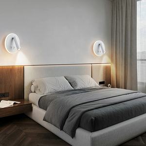 Lámpara de Pared Moderna con USB para Dormitorio, Estudio, Sala de Estar, Hotel, Lámpara de Lectura de Cabecera, Lámpara de Pared LED - Product Image 5