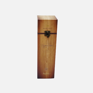 Boîte de bouteille de vin en carton de luxe 2mm Design élégant classique Feuille UV Logo Fermeture en métal Matériaux recyclés de whisky haut de gamme - Product Image 1