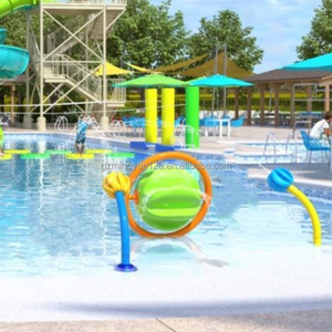 Zone <span class=keywords><strong>aquatique</strong></span> de jeux d'eau pour aire de jeux extérieure, fontaine à jet d'eau carrée pour <span class=keywords><strong>camping</strong></span> familial - Product Image 2