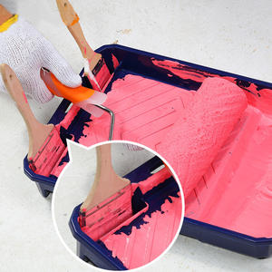 पेशेवर diy पेंट रोलर ट्रे चिप ब्रश रोलर घरेलू पेंटिंग आपूर्ति दीवार छत की सफाई के लिए उपकरण - Product Image 3