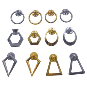 Tiradores de Gabinete Geométricos de Aleación de Zinc, Anillos para Cajones, Herrajes Minimalistas para Muebles, Tiradores para Puertas de Cocina y Armarios, Duraderos para Uso Doméstico - Product Image 2