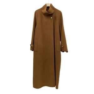 <span class=keywords><strong>Manteau</strong></span> long en laine pour <span class=keywords><strong>femme</strong></span> Boying, nouveau style, avec col montant en cachemire double face et fermeture simple boutonnage, idéal pour l'automne et l'hiver - Product Image 3