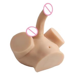 リアルな大人の製品女性のオナニーシミュレートされたペニスディルドTPEセックスドールゲイ大きなお尻男性オナニー - Product Image 1