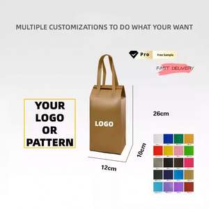 Sac isotherme personnalisé en non-tissé L12*W10*H28 pour une tasse, idéal pour le thé au lait, le café, les boissons – Sac d'emballage isolant pour les commerces - Product Image 5