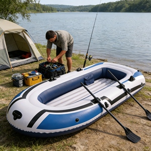 <span class=keywords><strong>Kayak</strong></span> <span class=keywords><strong>de</strong></span> Pesca al por Mayor, Resistente al Agua Salada, Bote Inflable <span class=keywords><strong>de</strong></span> 8m para Pesca Marina y Actividades Costeras - Product Image 3