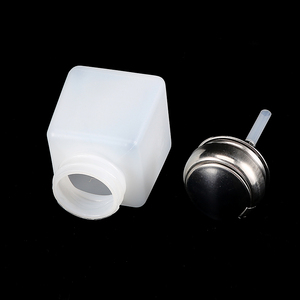 Flacon Distributeur d'Alcool Antistatique Vide avec Pompe à Pression, Rechargeable, pour Salon de Manucure et Outil d'Art des Ongles - Product Image 4