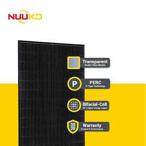 แผงโซลาร์เซลล์ Nuuko Full Black Frame 415W 420W 425W 430W แบบ N-Type 16BB TOPCON Bifacial มีสินค้าใน EU พร้อมขาย NKM 415-43 - Product Image 5