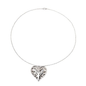 Colgante de aleación chapado en plata con forma de corazón, regalo de joyería con temática romántica para mujeres y hombres, accesorio de moda unisex 2024 - Product Image 5